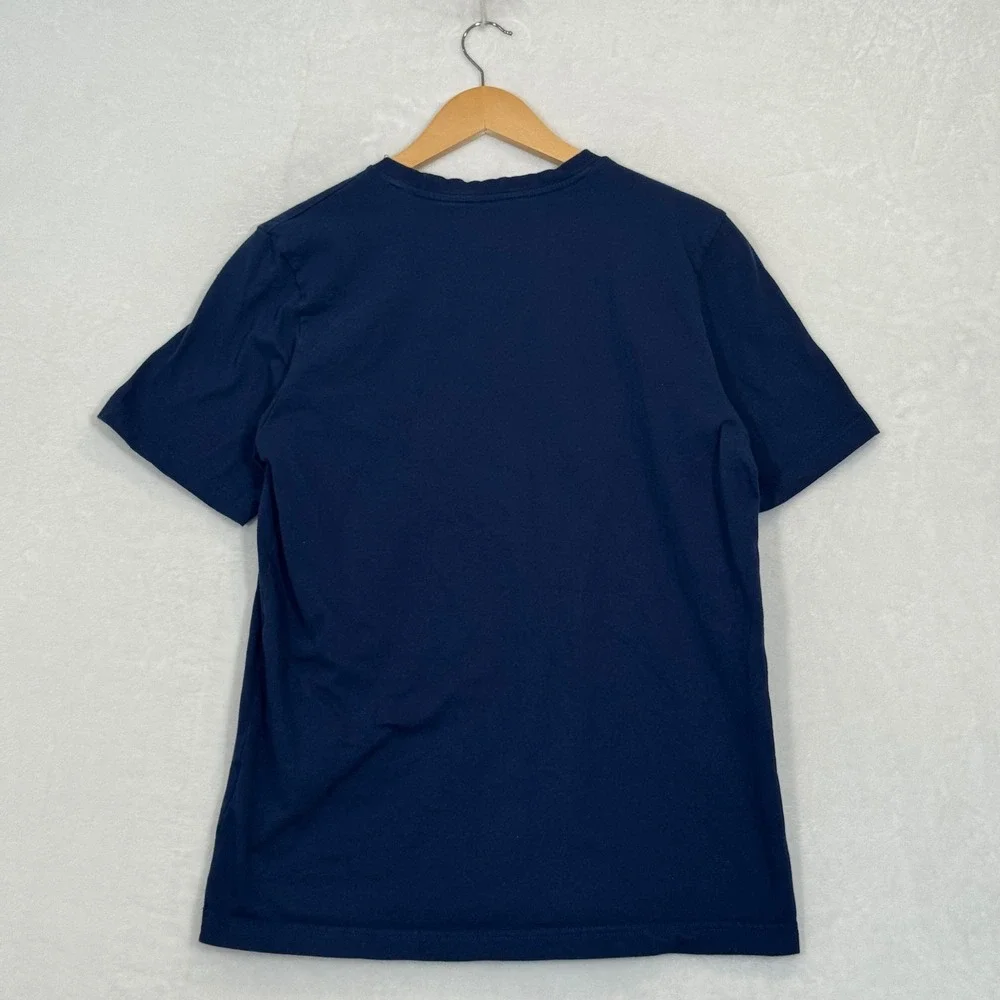 Adidas Navy Blue FC Bayern Munchen Graphic T-Shirt Medium
